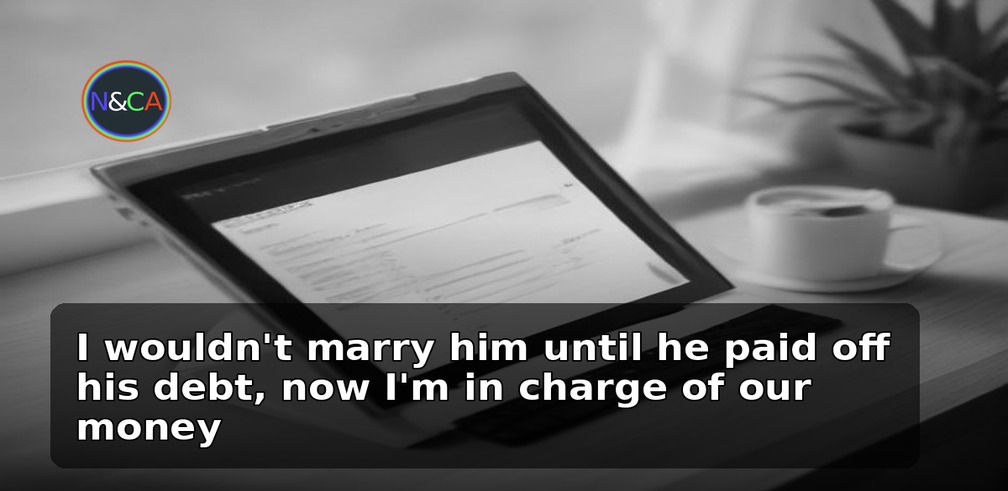 I wouldn't marry him until he paid off his debt, now I'm in charge of our money