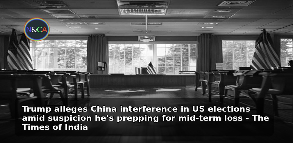 Trump alleges China interference in US elections amid suspicion he's prepping for mid-term loss - The Times of India