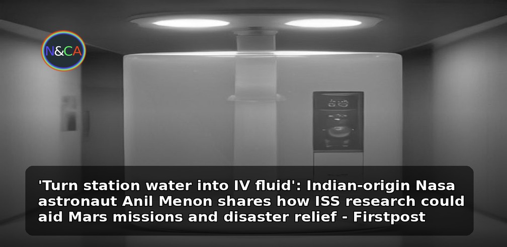 'Turn station water into IV fluid': Indian-origin Nasa astronaut Anil Menon shares how ISS research could aid Mars missions and disaster relief - Firstpost