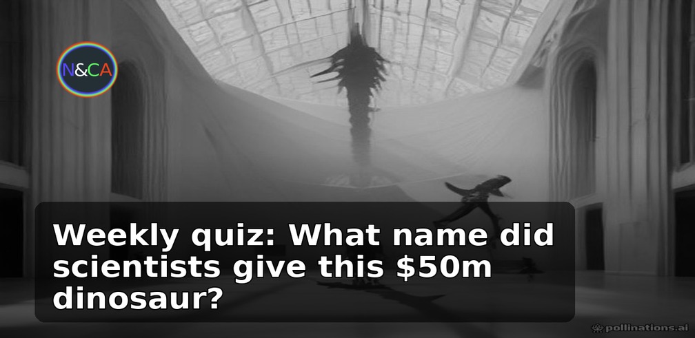 Weekly quiz: What name did scientists give this $50m dinosaur?