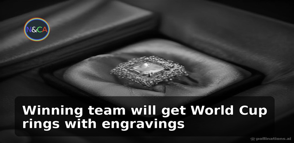 Winning team will get World Cup rings with engravings